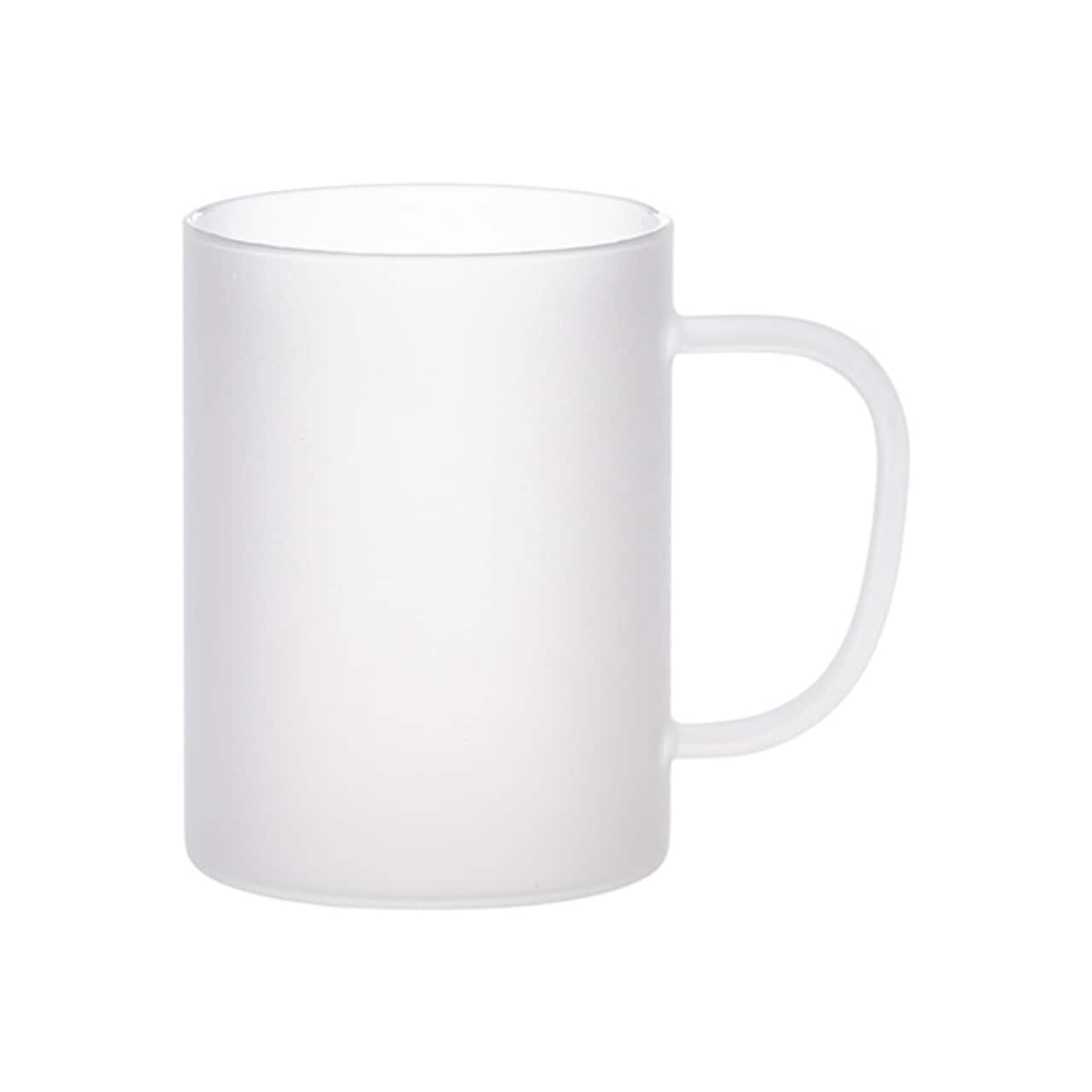 Craft Express 4ct. 15oz. Frosted White Glass Mug